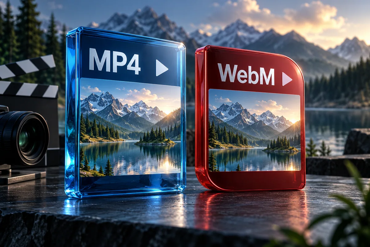 Иллюстрация к статье «MP4 или WebM для YouTube: как выбрать подходящий файл»: что означает расширение.