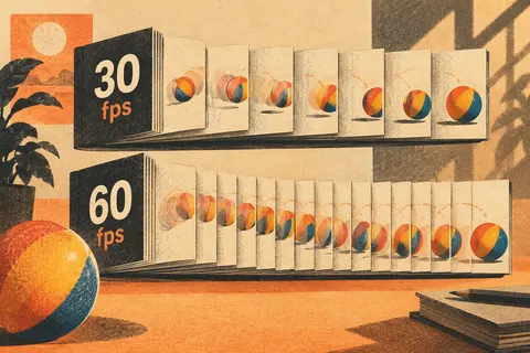 Иллюстрация к статье «30 или 60 fps: какой формат видео YouTube сохранять»: на что смотреть в содержании.