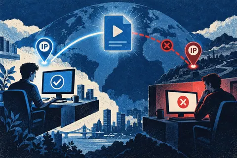 Иллюстрация к статье «Почему прямая ссылка VK может работать только с одного IP»: страница и файл проверяются отдельно.