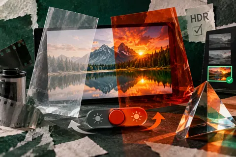 Один кадр YouTube проходит проверку цветовых метаданных, HDR-экрана и местного проигрывателя.
