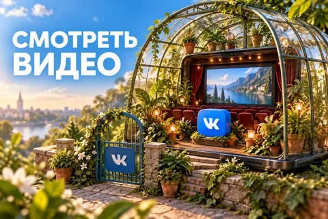 СМОТРЕТЬ ВИДЕО: авторская иллюстрация с логотипом VK для инструкции DownJet