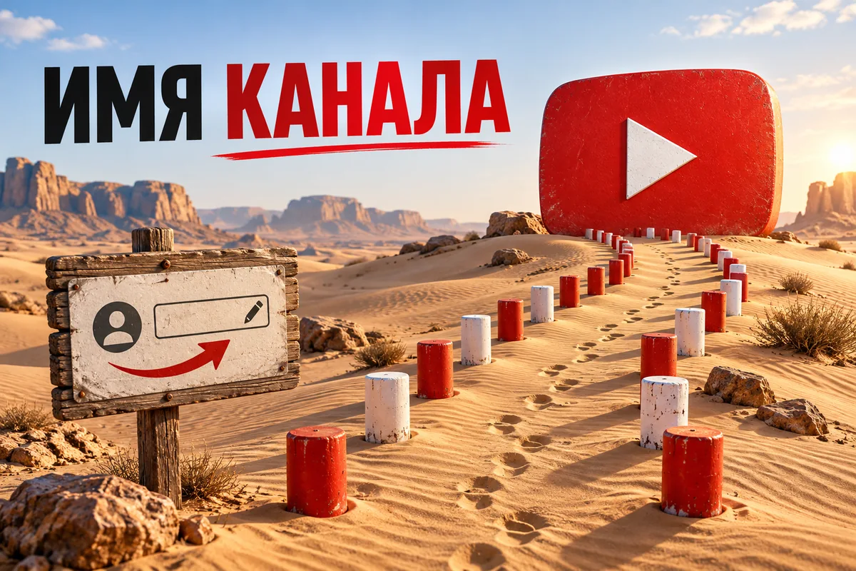 ИМЯ КАНАЛА: авторская иллюстрация с логотипом YouTube для инструкции DownJet