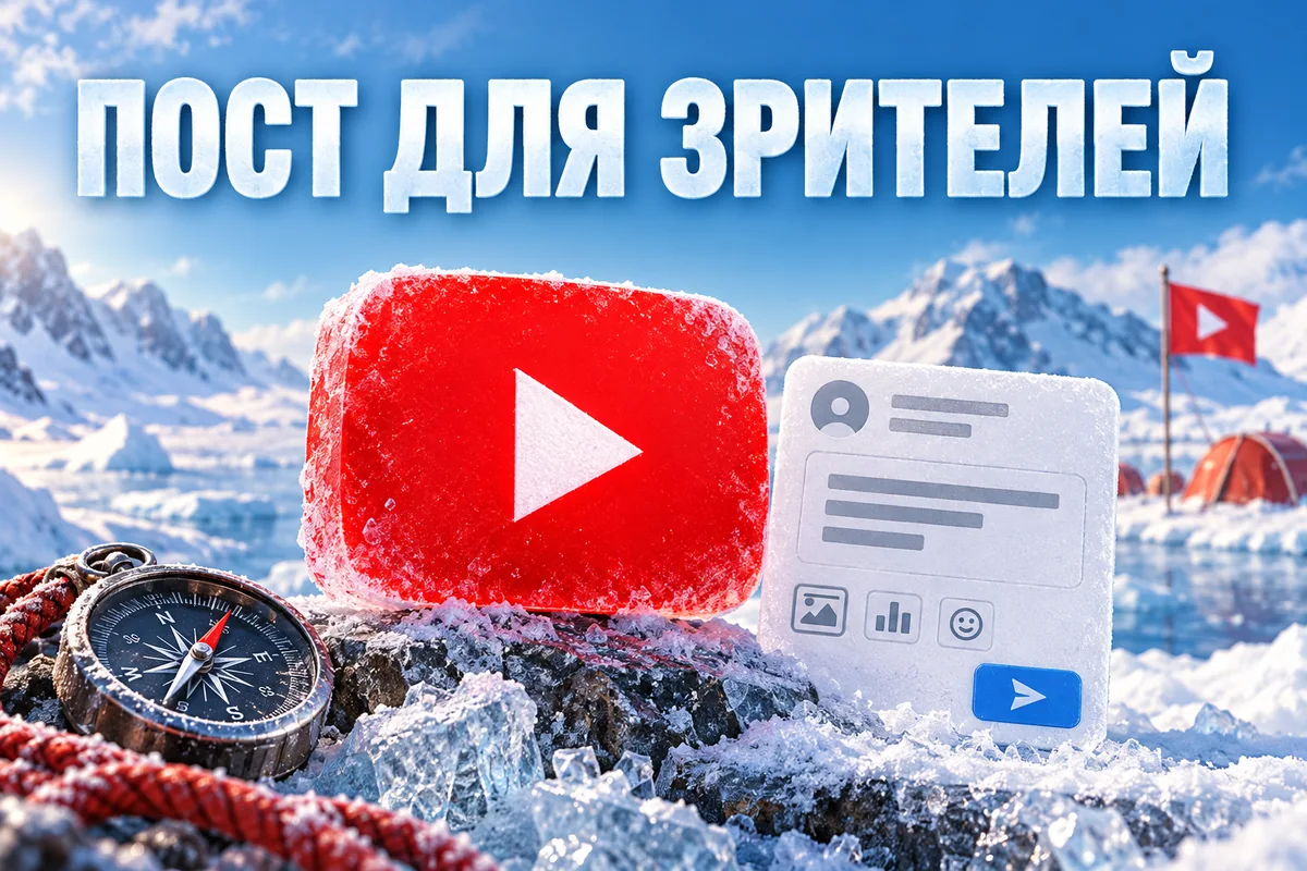 ПОСТ ДЛЯ ЗРИТЕЛЕЙ: авторская иллюстрация с логотипом YouTube для инструкции DownJet