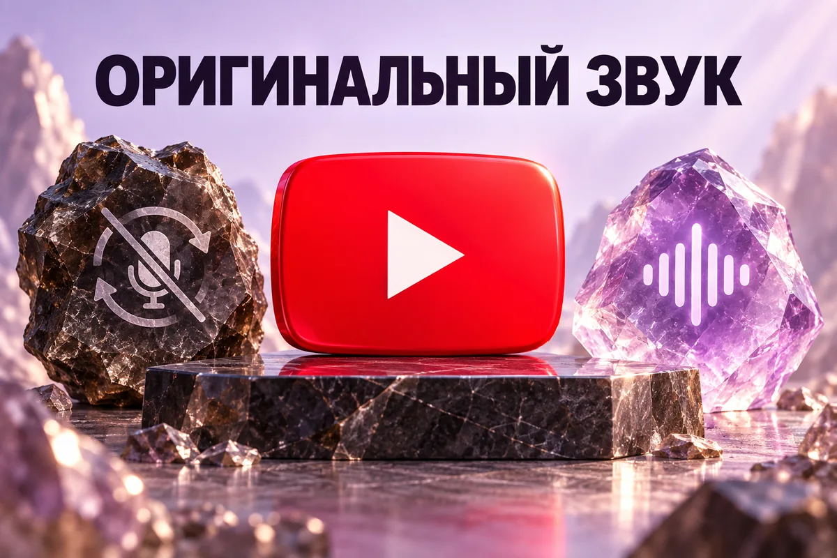 ОРИГИНАЛЬНЫЙ ЗВУК: авторский нейросетевой постер с логотипом YouTube для инструкции DownJet