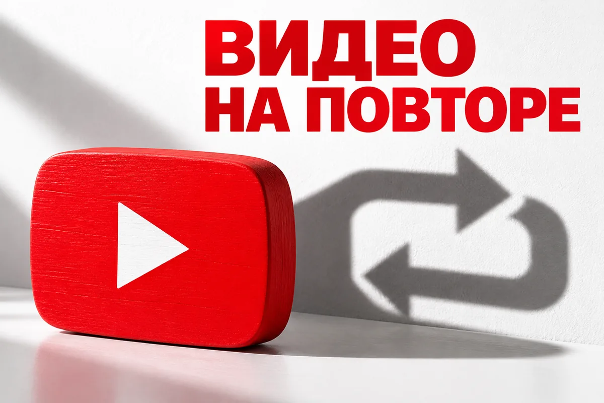 ВИДЕО НА ПОВТОРЕ: авторский нейросетевой постер с логотипом YouTube для инструкции DownJet