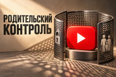 РОДИТЕЛЬСКИЙ КОНТРОЛЬ: иллюстрация с логотипом YouTube к инструкции DownJet